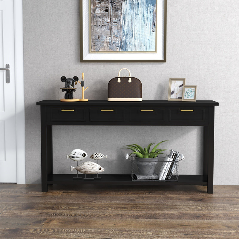 Lark Manor™ Janalee 60'' Console Table & Reviews | Wayfair Lark Manor™ Janalee 60'' Console Table & Reviews | Wayfair